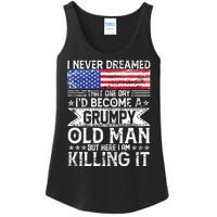 I Never Dreamed I'd Become A Grumpy Old Man Ladies Essential Tank