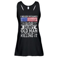 I Never Dreamed I'd Become A Grumpy Old Man Ladies Essential Flowy Tank