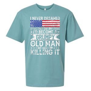 I Never Dreamed I'd Become A Grumpy Old Man Sueded Cloud Jersey T-Shirt