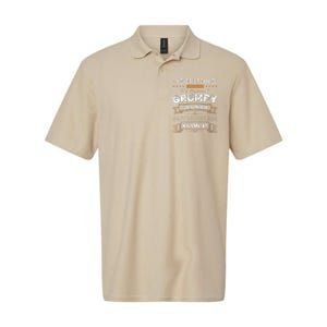 I Never Dreamed That Id Become A Grumpy Old Man Grandpa Softstyle Adult Sport Polo