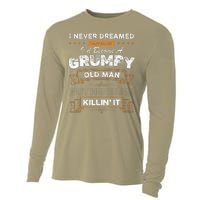 I Never Dreamed That Id Become A Grumpy Old Man Grandpa Cooling Performance Long Sleeve Crew