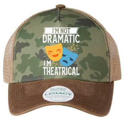 IM Not Dramatic IM Theatrical Legacy Tie Dye Trucker Hat