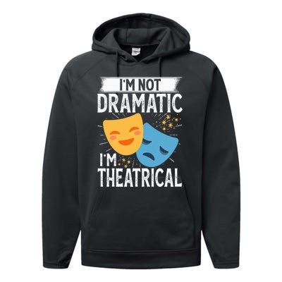 IM Not Dramatic IM Theatrical Performance Fleece Hoodie