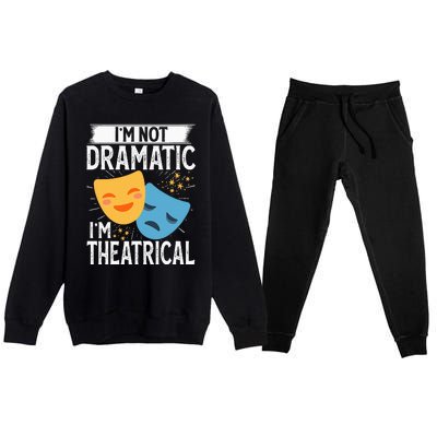 IM Not Dramatic IM Theatrical Premium Crewneck Sweatsuit Set