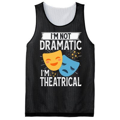 IM Not Dramatic IM Theatrical Mesh Reversible Basketball Jersey Tank