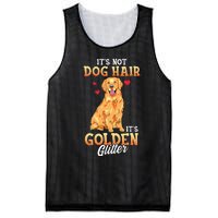 It's Not Dog Hair It's Golden Retriever Glitter Funny Dog Mesh Reversible Basketball Jersey Tank