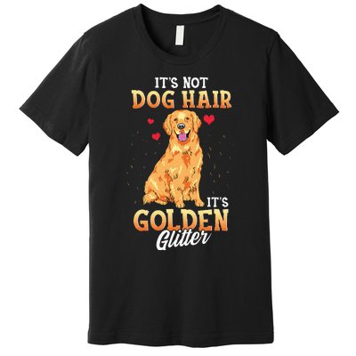 It's Not Dog Hair It's Golden Retriever Glitter Funny Dog Premium T-Shirt