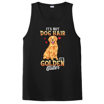 It's Not Dog Hair It's Golden Retriever Glitter Funny Dog PosiCharge Competitor Tank