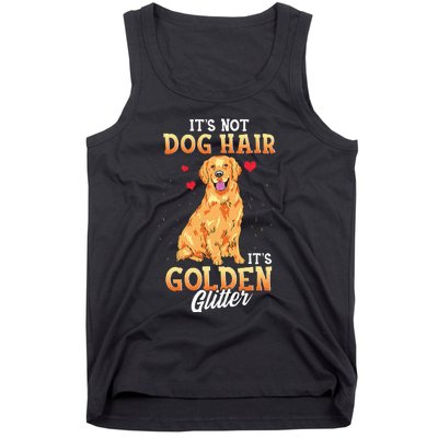 It's Not Dog Hair It's Golden Retriever Glitter Funny Dog Tank Top