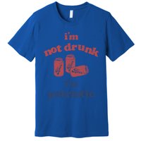 Im Not Drunk Im Patriotic Cans Gift Premium T-Shirt