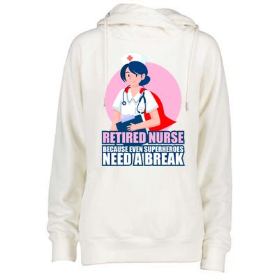 International Nurses Day Retired Healthcare Funny Gift Womens Funnel Neck Pullover Hood