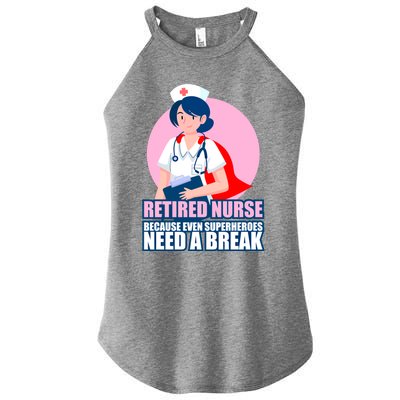 International Nurses Day Retired Healthcare Funny Gift Women's Perfect Tri Rocker Tank