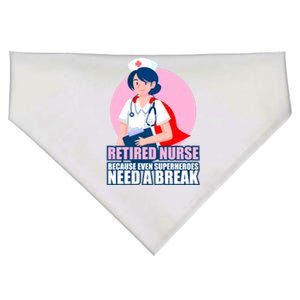 International Nurses Day Retired Healthcare Funny Gift USA-Made Doggie Bandana