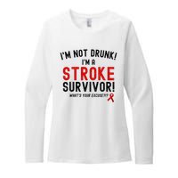 Im Not Drunk Im A Stroke Survivor Womens CVC Long Sleeve Shirt