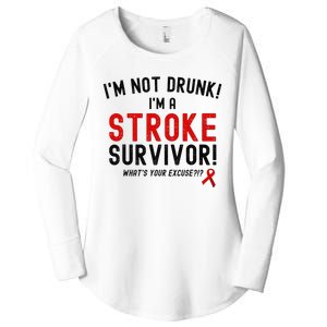 Im Not Drunk Im A Stroke Survivor Women's Perfect Tri Tunic Long Sleeve Shirt