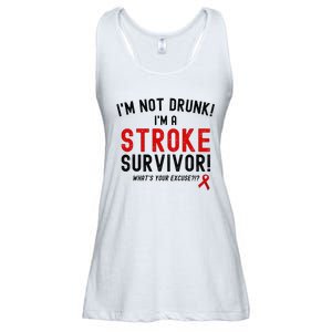 Im Not Drunk Im A Stroke Survivor Ladies Essential Flowy Tank