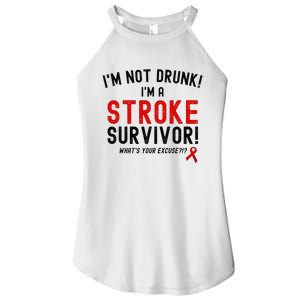 Im Not Drunk Im A Stroke Survivor Women's Perfect Tri Rocker Tank