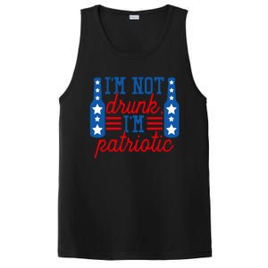 Im Not Drunk Im Patriotic Funny Ing American Flag Gift PosiCharge Competitor Tank