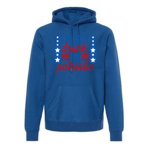 Im Not Drunk Im Patriotic Funny Ing American Flag Gift Premium Hoodie