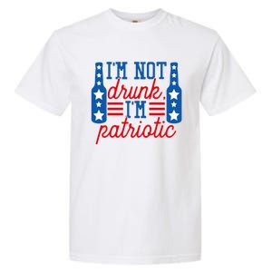 Im Not Drunk Im Patriotic Funny Ing American Flag Gift Garment-Dyed Heavyweight T-Shirt