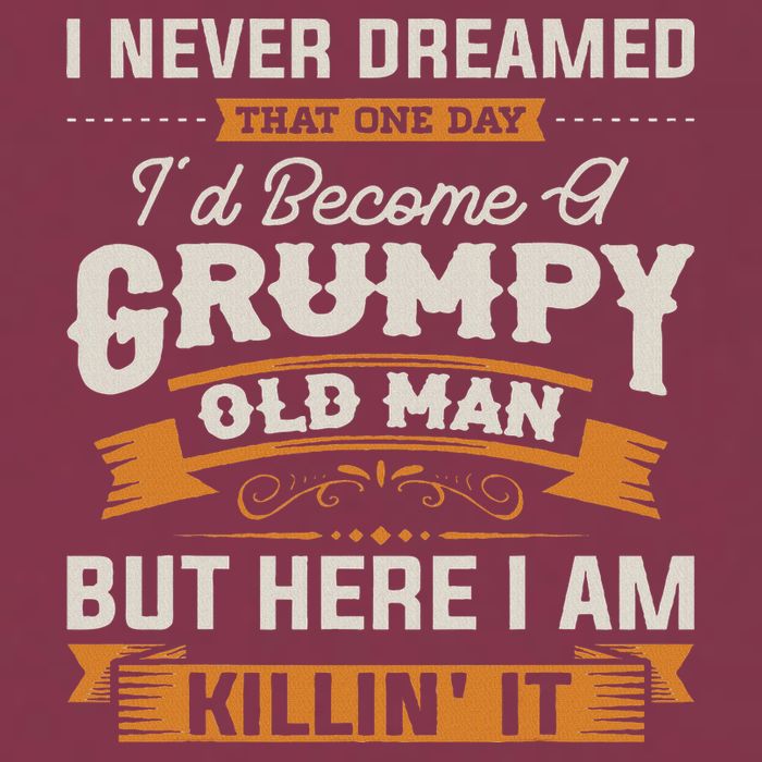 I Never Dreamed That I'd Become A Grumpy Old Man Grandpa 16oz Travel Tumbler