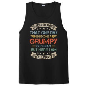 I Never Dreamed That Id Become A Grumpy Old Man Grandpa PosiCharge Competitor Tank