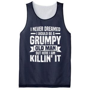 I Never Dreamed I Would Be A Grumpy Old Man Father´s Day Mesh Reversible Basketball Jersey Tank