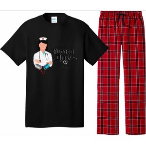 International Nurse Day Awareness Perfect Nurse Earth Angles Pajama Set