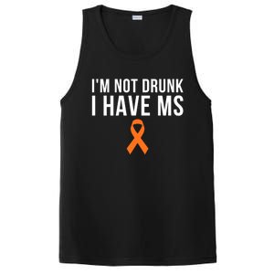 I'm Not Drunk I Have Ms Multiple Sclerosis Awareness Support Gift PosiCharge Competitor Tank