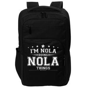 Im Nola Doing Nola Things Impact Tech Backpack