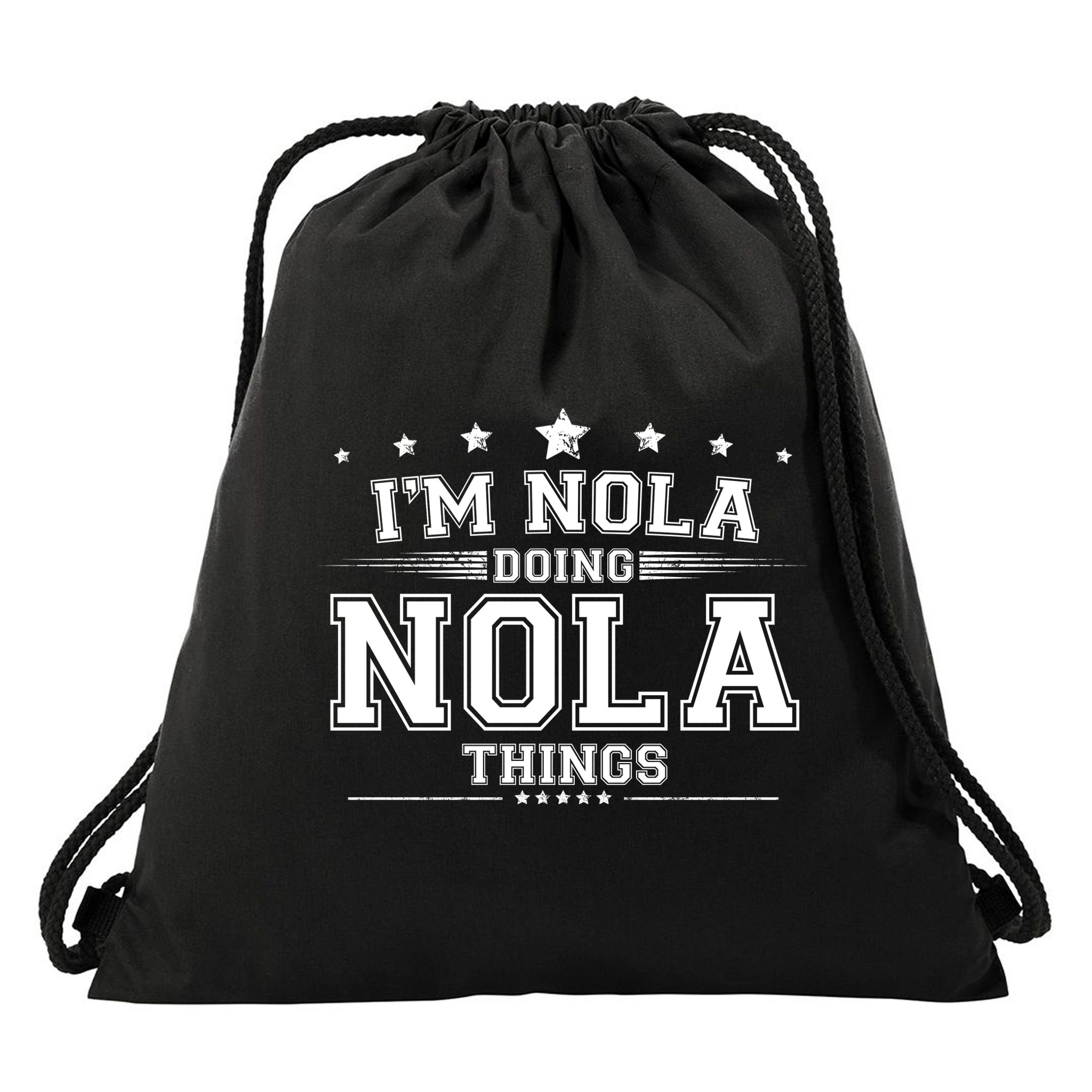 Im Nola Doing Nola Things Drawstring Bag