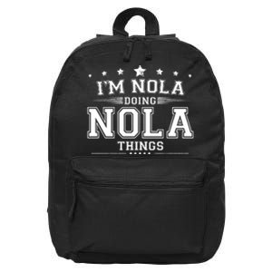 Im Nola Doing Nola Things 16 in Basic Backpack