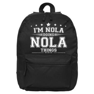 Im Nola Doing Nola Things 16 in Basic Backpack
