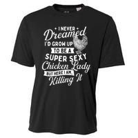 I Never Dreamed ID Grow Up Chicken Lover Farming Cooling Performance Crew T-Shirt