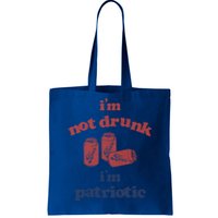 Im Not Drunk Im Patriotic Cans Gift Tote Bag