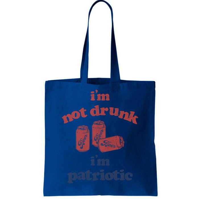 Im Not Drunk Im Patriotic Cans Gift Tote Bag