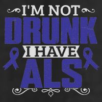 I'm Not Drunk I Have Als, Als Awareness Gift Golf Towel