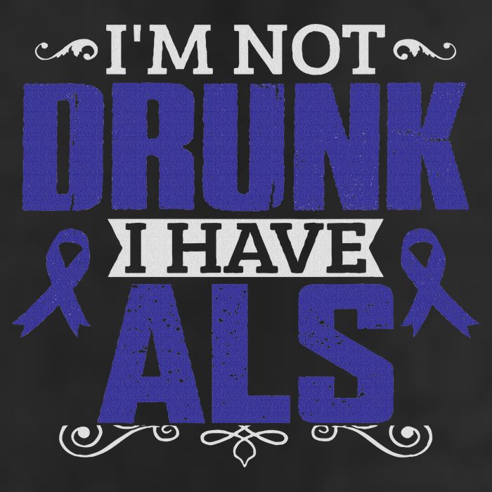 I'm Not Drunk I Have Als, Als Awareness Gift Golf Towel