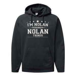 Im Nolan Doing Nolan Things Performance Fleece Hoodie