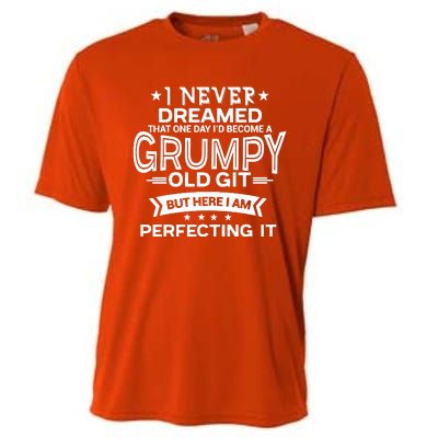 I Never Dreamed Grumpy Old Git Cooling Performance Crew T-Shirt