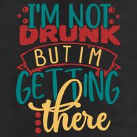Im Not Drunk But Im Getting There Funny Ing Quote Cool Gift Microfiber Hand Towel