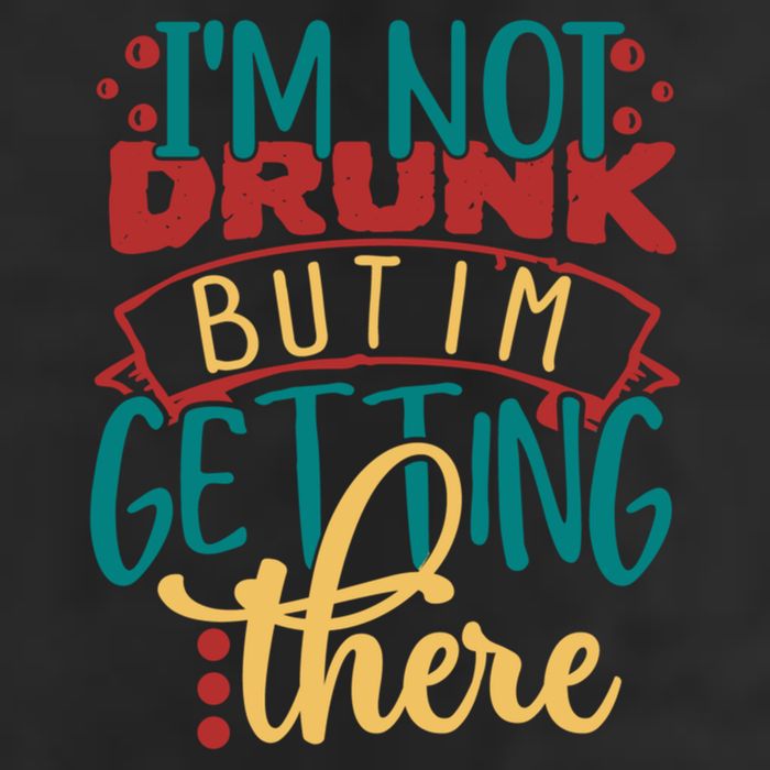 Im Not Drunk But Im Getting There Funny Ing Quote Cool Gift Microfiber Hand Towel