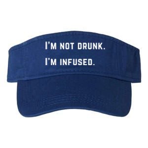 Im Not Drunk Im Infused Great Gift Valucap Bio-Washed Visor