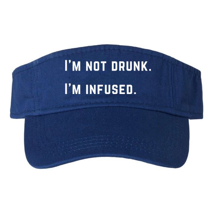 Im Not Drunk Im Infused Great Gift Valucap Bio-Washed Visor