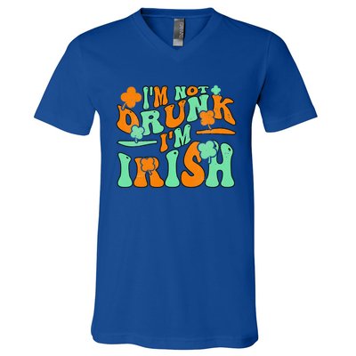 I'm Not Drunk I'm Irish Funny St Patricks Day V-Neck T-Shirt