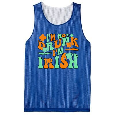 I'm Not Drunk I'm Irish Funny St Patricks Day Mesh Reversible Basketball Jersey Tank