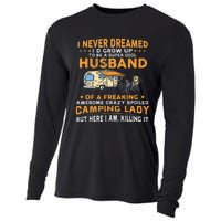 I Never Dreamed Id Grow Up To Be A Husband Camping Gift Cooling Performance Long Sleeve Crew