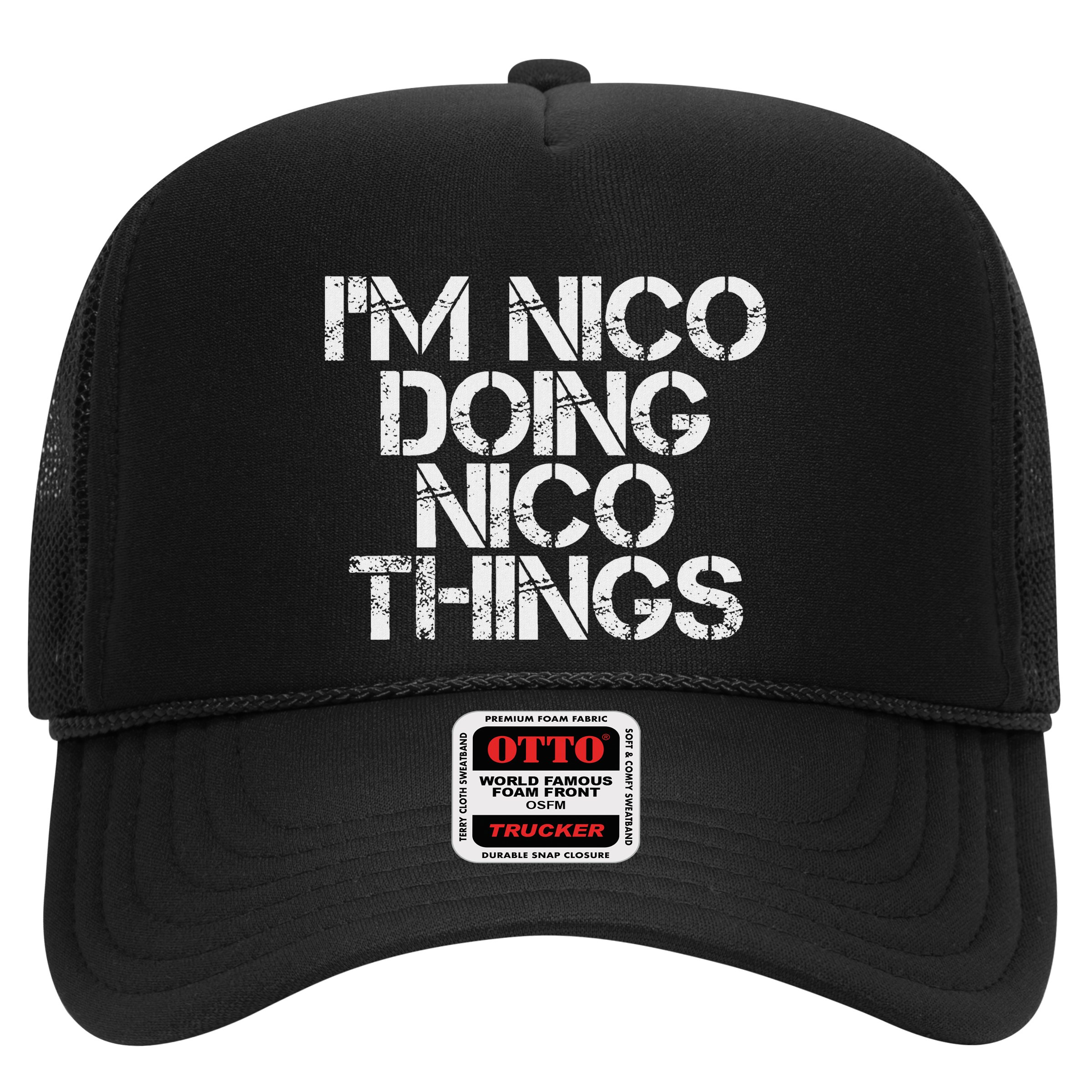IM Nico Doing Nico Things Name Funny Birthday Gift Idea Hat