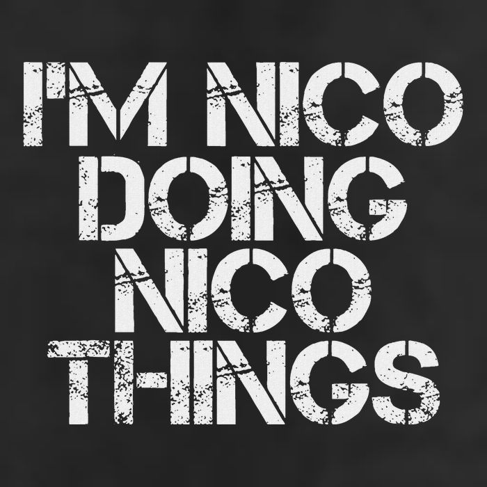 IM Nico Doing Nico Things Name Funny Birthday Gift Idea Hat