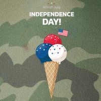 Independence Day Ice Cream Red White And Blue Legacy Tie Dye Trucker Hat